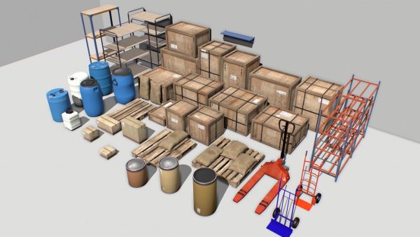 Warehouse Props Pack 1 unreal asset