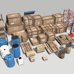 Warehouse Props Pack 1 unreal asset