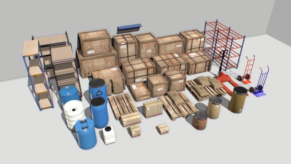 Warehouse Props Pack 1 unreal asset