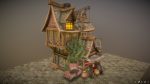 Warehouse-Trader house with clock