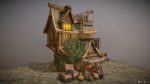 Warehouse-Trader house with clock