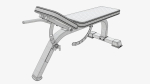 Weight flat bench adjustable 02