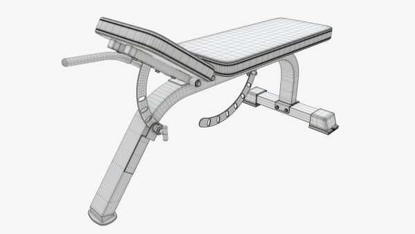 Weight flat bench adjustable 02