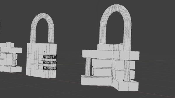 well modeled padlocks