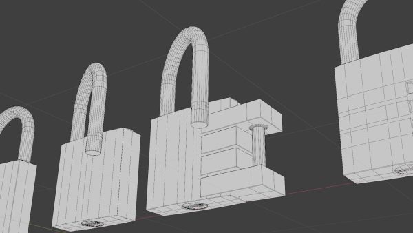 well modeled padlocks