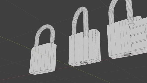 well modeled padlocks