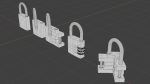 well modeled padlocks