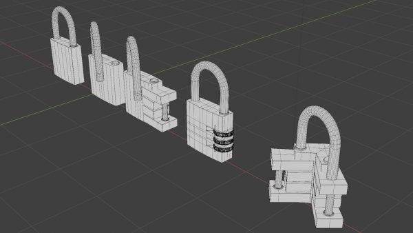 well modeled padlocks