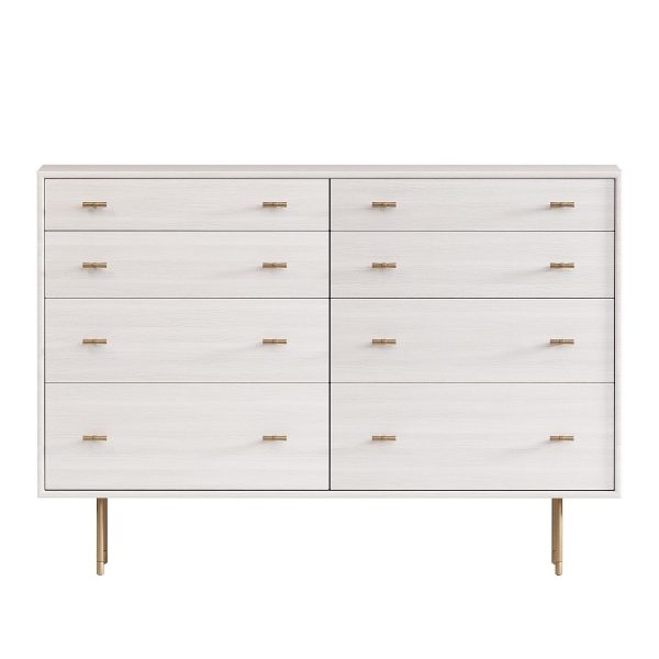 West Elm Modernist Wood Lacquer 6 drawer Dresser