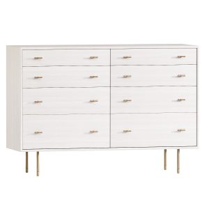 West Elm Modernist Wood Lacquer 6 drawer Dresser