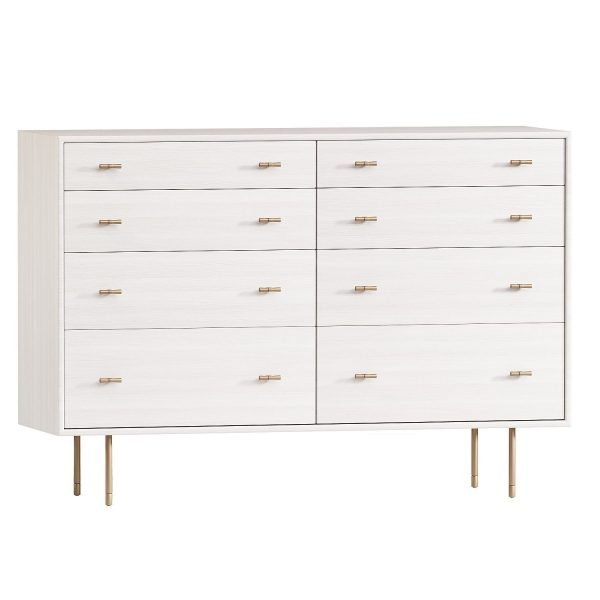 West Elm Modernist Wood Lacquer 6 drawer Dresser