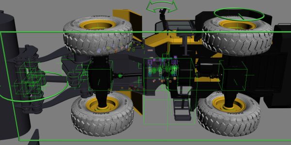 Wheel Loader Komatsu WA250 Rigged