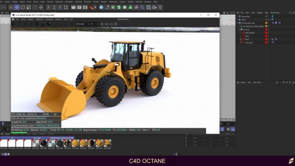 Wheel loader rig