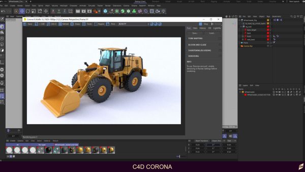 Wheel loader rig