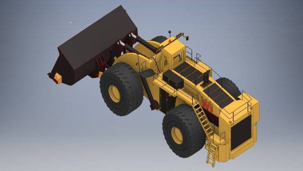 Wheel loader truck