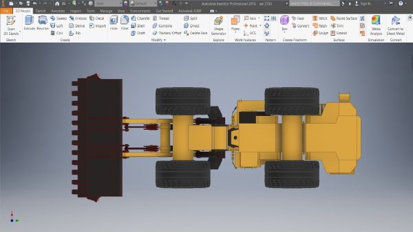 Wheel loader truck