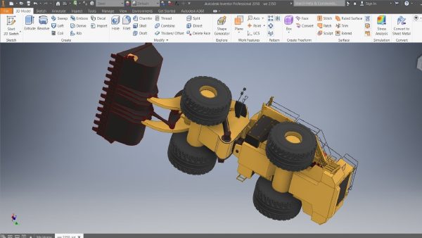 Wheel loader truck