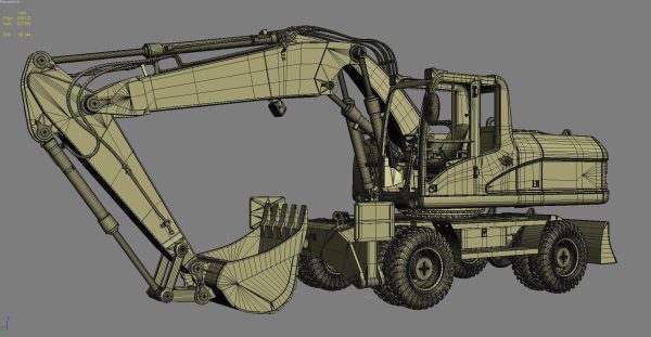 Wheeled Excavator