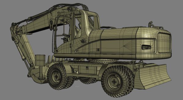 Wheeled Excavator