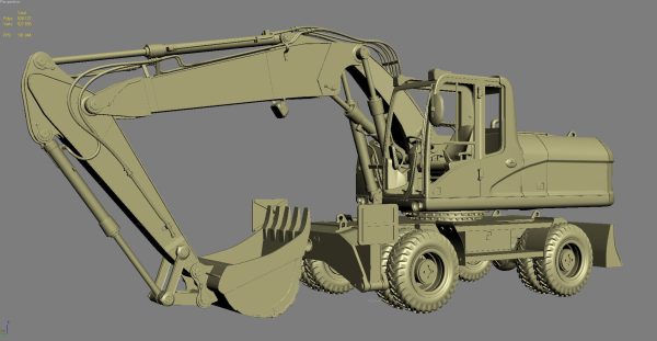 Wheeled Excavator