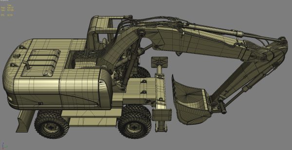 Wheeled Excavator