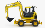 Wheeled Excavator Komatsu PW98MR-8