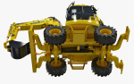 Wheeled Excavator Komatsu PW98MR-8