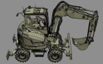 Wheeled Excavator Komatsu PW98MR-8