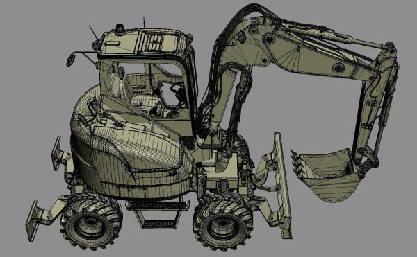Wheeled Excavator Komatsu PW98MR-8