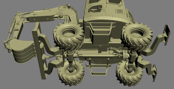 Wheeled Excavator Komatsu PW98MR-8