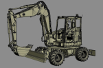Wheeled Excavator Komatsu PW98MR-8