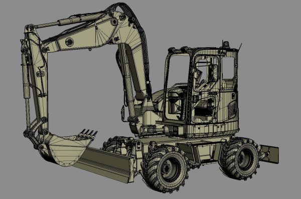 Wheeled Excavator Komatsu PW98MR-8