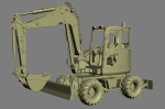 Wheeled Excavator Komatsu PW98MR-8