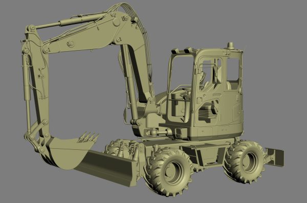 Wheeled Excavator Komatsu PW98MR-8
