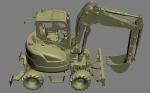 Wheeled Excavator Komatsu PW98MR-8
