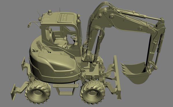 Wheeled Excavator Komatsu PW98MR-8