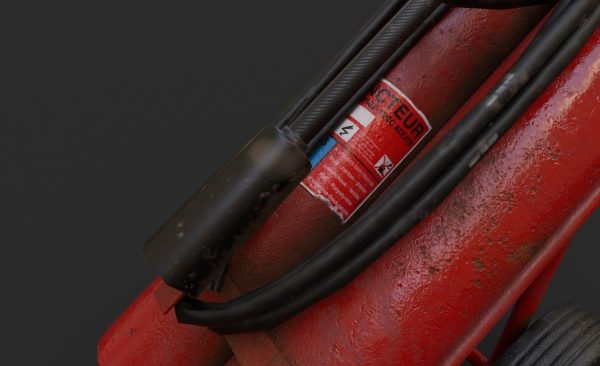 Wheeled Fire Extinguisher