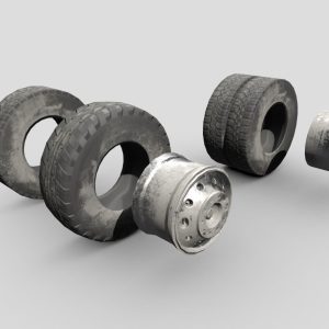 Wheels Gameready set of tires