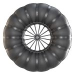 Wheels of an all-terrain vehicle and a swamp