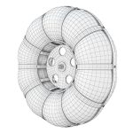 Wheels of an all-terrain vehicle and a swamp