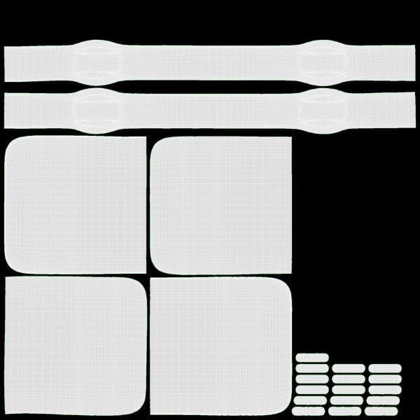 White Lightning cable double sided