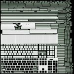 White wireless keyboard