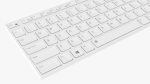 White wireless keyboard