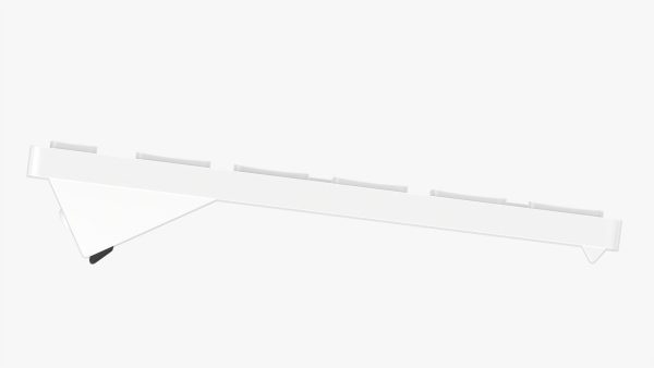 White wireless keyboard