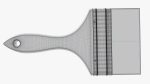 Wide painting brush 03