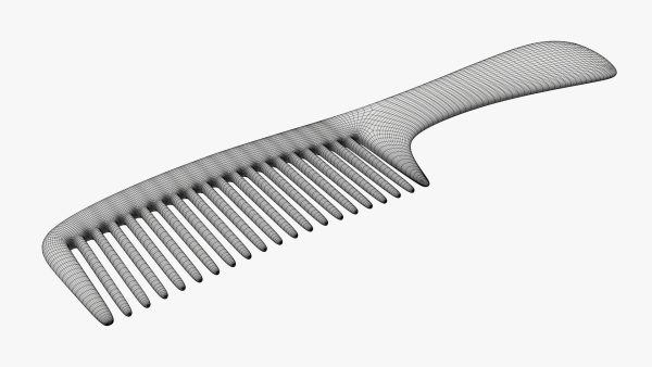 Wide teeth hair comb 2