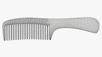 Wide teeth hair comb 2