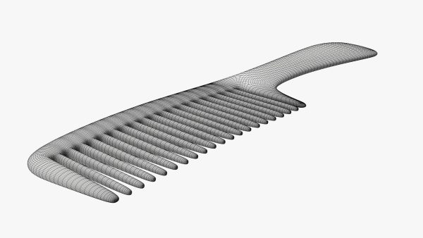 Wide teeth hair comb 2