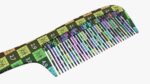Wide teeth hair comb