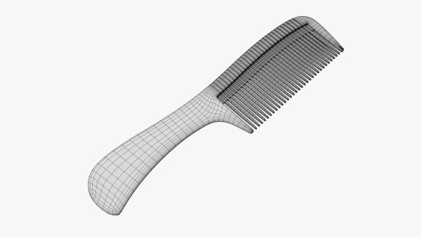 Wide teeth hair comb
